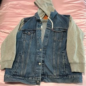 levi’s jean jacket hoodie